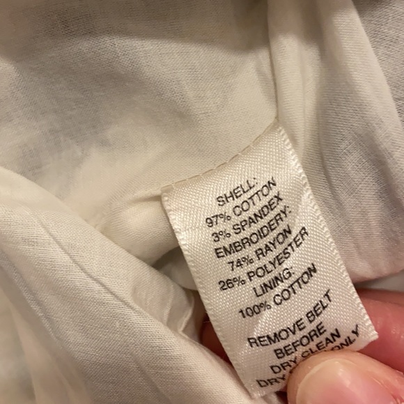 WHBM Floral Strapless Dress Embroidered Corset White House Black Market SZ4 - Picture 10 of 14